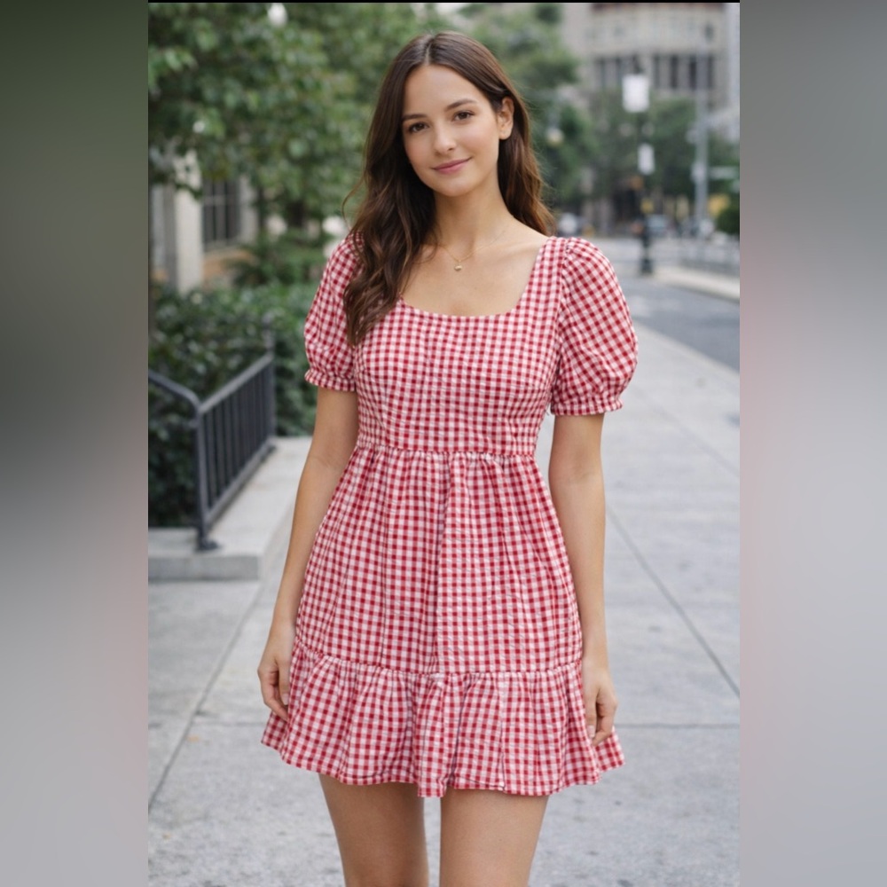 LOFT Red Gingham Midi Dress
Coastal Cowgirl Milkmaid
